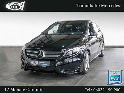 Gebraucht Mercedes B200 AMG line 156 PS (114 kW) 2017 Schwarz (kosmosschwarz  metalliclack) Van / Kleinbus