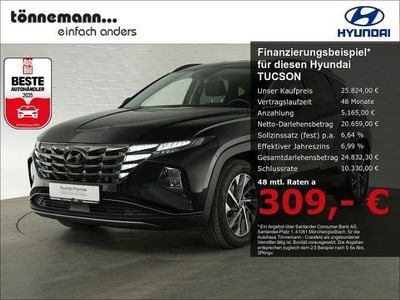 Schwarz Gebraucht 2022 Hyundai Tucson Trend SUV | 25.824 € (Guter Preis)