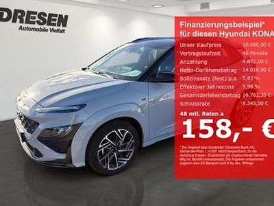 Schwarz Gebraucht 2021 Hyundai Kona N Line SUV | 18.690 € (Fairer Preis)