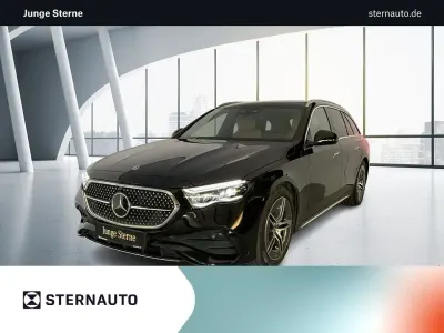 Gebraucht Mercedes E300 AMG 313 PS (230 kW) 2025 Metalliclack obsidianschwarz Limousine