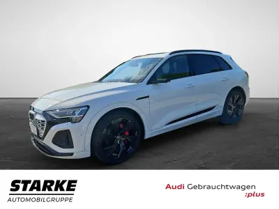 Gebraucht Audi Q8 e-tron S-Line 300 kW (408 PS) 2023 Weiß SUV