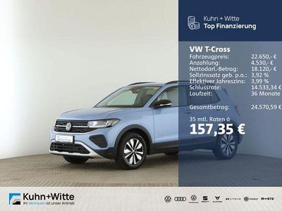 Blau Gebraucht 2025 VW T-Cross Goal SUV | 22.650 € (Guter Preis)