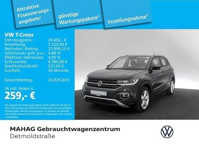 Second-hand VW T-Cross Style 150 CP (110 kW) 2021 Gri SUV