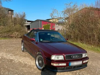 Brugt Audi 80 116 HK (85 kW) 1998 Rød Cabriolet