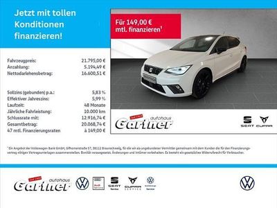 Gebraucht Seat Ibiza FR 95 PS (69 kW) 2024 Nevada weiß metallic Limousine