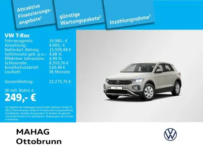 Brugt VW T-Roc Basis 110 HK (80 kW) 2024 Grå SUV