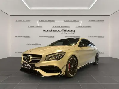 Gebraucht Mercedes CLA45 AMG AMG 381 PS (280 kW) 2016 Polarsilber mango Coupé