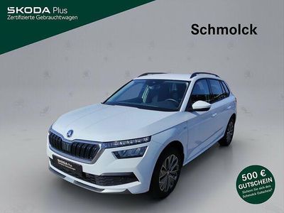 Gebraucht Skoda Kamiq Clever 150 PS (110 kW) 2022 Moonweiß perleffekt met. SUV