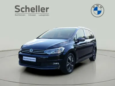 Gebraucht VW Touran Highline 150 PS (110 kW) 2021 Schwarz Van / Kleinbus