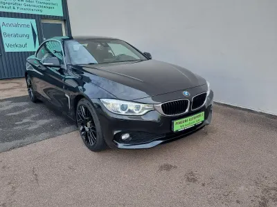 Gebraucht BMW 420 Cabriolet Sport Line 184 PS (135 kW) 2015 Schwarz Cabrio
