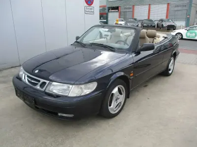 Gebraucht Saab 9-3 185 PS (136 kW) 1998 Blau Cabrio