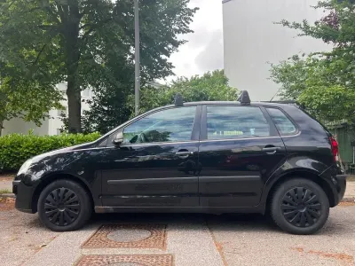 Gebraucht VW Polo 69 PS (50 kW) 2008 Schwarz Kleinwagen