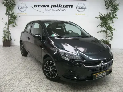 Gebraucht Opel Corsa Edition 69 PS (50 kW) 2015 Schwarz Kleinwagen