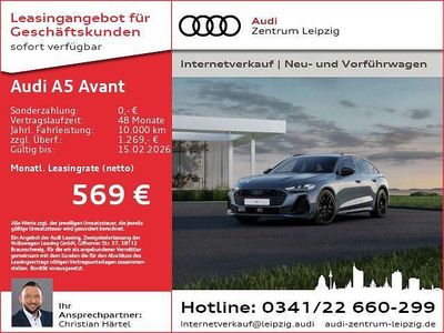 Schwarz Neu 2025 Audi A5 Sport Kombi | 71.490 € (Guter Preis)