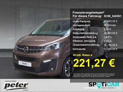 Gebraucht Opel Zafira Life Edition 177 PS (130 kW) 2022 Nuss braun Van / Kleinbus