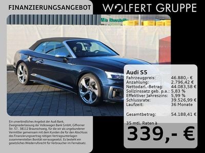 Gebraucht Audi S5 Cabriolet Ambiente 354 PS (260 kW) 2022 Individuallackierungen audi exclusive Cabrio