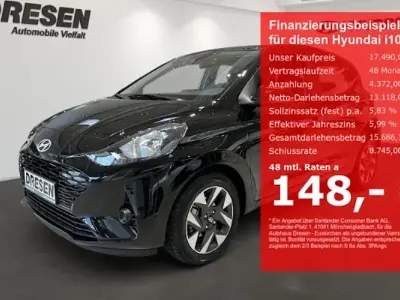 Gebraucht Hyundai i10 Trend 79 PS (58 kW) 2025 Schwarz Kleinwagen
