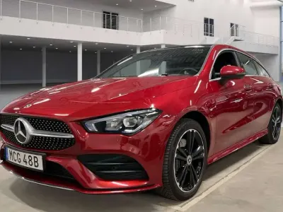 Usata Mercedes CLA250e AMG line 160 CV (117 kW) 2023 Rosso Berlina