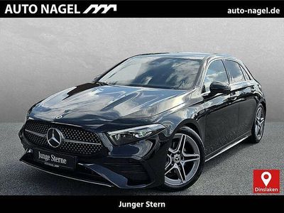Gebraucht Mercedes A200 AMG line 150 PS (110 kW) 2024 Nachtschwarz  unilack Kleinwagen