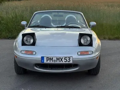 Gebraucht Mazda MX5 116 PS (85 kW) 1992 Silber Cabrio