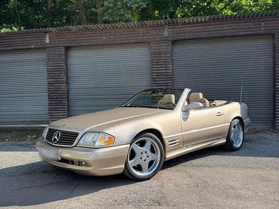 Usata Mercedes SL500 AMG 306 CV (225 kW) 2001 Oro Cabrio
