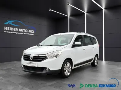 Gebraucht Dacia Lodgy Prestige 116 PS (85 kW) 2014 Weiß Van / Kleinbus