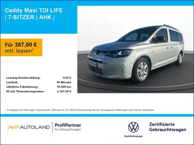 Używany VW Caddy Maxi Life 122 KM (89 kW) 2025 Srebrny Minivan