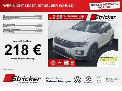 Gebraucht VW T-Roc Goal 150 PS (110 kW) 2025 Weiß SUV