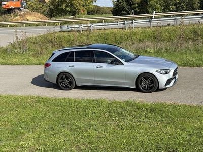 Grau Gebraucht 2023 Mercedes C180 AMG Kombi | 33.480 € (Teuer)