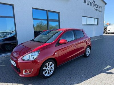 Second-hand Mitsubishi Space Star 80 CP (58 kW) 2014 Roșu Monovolum