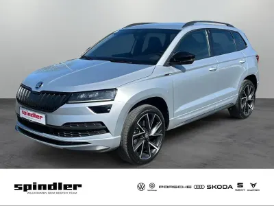 Gebraucht Skoda Karoq SportLine 150 PS (110 kW) 2021 Brilliantsilber metallic SUV