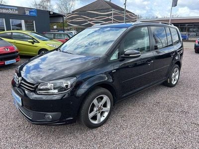 Gebraucht VW Touran Life 105 PS (77 kW) 2013 Schwarz Van / Kleinbus