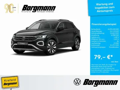 Gebraucht VW T-Roc Goal 150 PS (110 kW) 2025 Schwarz / deep black SUV