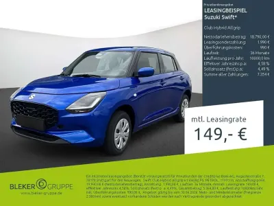 New Suzuki Swift Club 83 HP (61 kW) 2026 Blue Hatchback