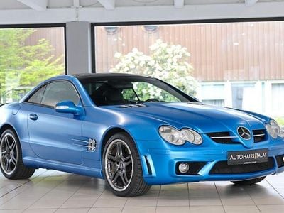 Second-hand Mercedes SL55 AMG AMG 500 CP (367 kW) 2003 Albastru Cabrio