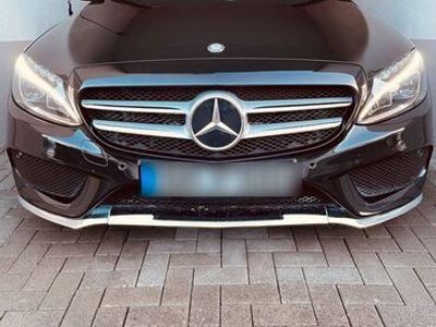 gebraucht Mercedes C180 AMG Line T-Modell - 9G Tronic - schwarz - wenig Km