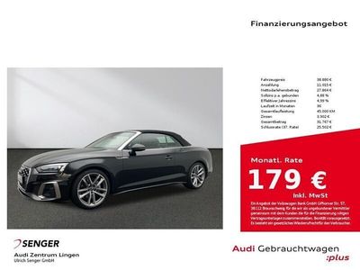 Używany Audi A5 Cabriolet S-Line 204 KM (150 kW) 2021 Czarny Kabriolet