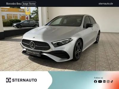 Gebraucht Mercedes A180 AMG line 136 PS (100 kW) 2024 Iridiumsilber metallic Limousine