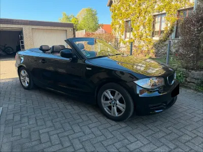 Usata BMW 120 Cabriolet 177 CV (130 kW) 2010 Nero Cabrio