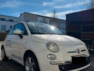 Brugt Fiat 500 Lounge 95 HK (69 kW) 2010 Hvid Hatchback
