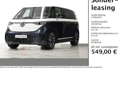 Ny VW ID. Buzz Pro 210 kW (286 HK) 2026 Blå MPV