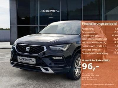 Gebraucht Seat Ateca Style 150 PS (110 kW) 2023 Schwarz SUV