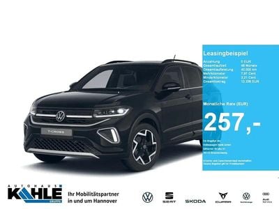 Neu VW T-Cross R-line 150 PS (110 kW) 2025 Schwarz SUV