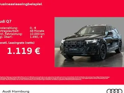 Ny Audi Q7 S-Line 394 HK (289 kW) 2025 Sort SUV