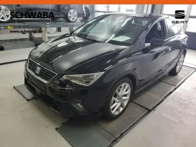 Gebraucht Seat Ibiza FR 110 PS (80 kW) 2023 Midnight schwarz metallic Kleinwagen