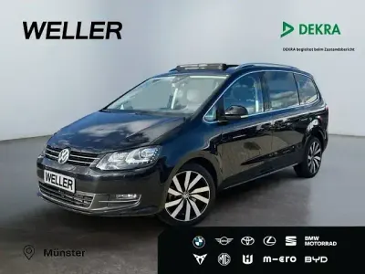 Gebraucht VW Sharan Highline 150 PS (110 kW) 2019 Schwarz Van / Kleinbus