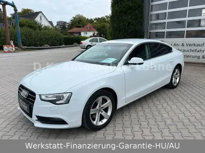 Gebraucht Audi A5 Sportback Comfort 177 PS (130 kW) 2014 Weiß Kleinwagen