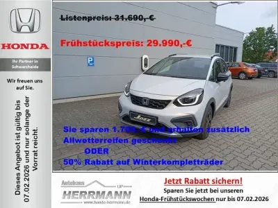 Neu Honda Jazz Advance 122 PS (89 kW) 2025 Premium sunlight white pearl Kleinwagen