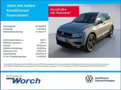 Gebraucht VW Tiguan Join 150 PS (110 kW) 2019 Tungsten silver metallic SUV