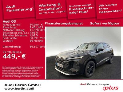Mythosschwarz metallic Gebraucht 2025 Audi Q3 Ambiente SUV | 50.990 €